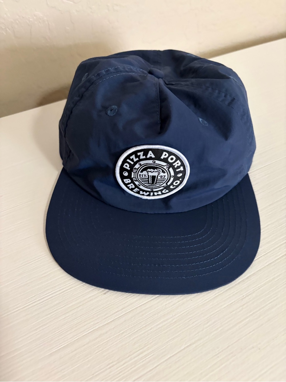 ☀️🌊San Diego Pizza Port Unisex Navy Quick Dry Beach Athletic Hat🌊☀️